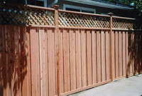 wood fencing